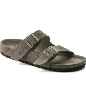 Rick Owens x Birkenstock Arizona Sandals in Velour Dust Suede Leather